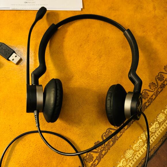 Jabra Biz 2300 USB Duo Wired Professional Call Center Headset NEW - Picture 10 of 11
